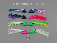 Original 1 Oz Pirate Plugs--Rigged and Unrigged